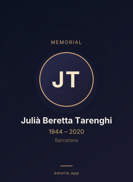 Memorial portrait of Julià Beretta Tarenghi