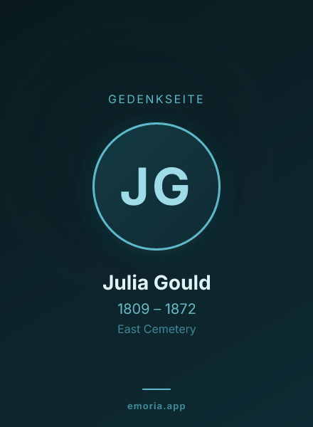 Gedenkportrait von Julia Gould