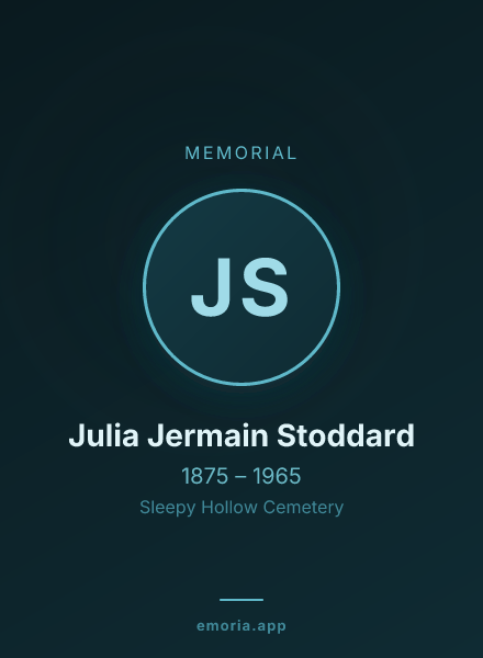 Memorial portrait of Julia Jermain Stoddard