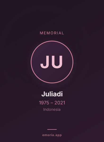Memorial portrait of Juliadi