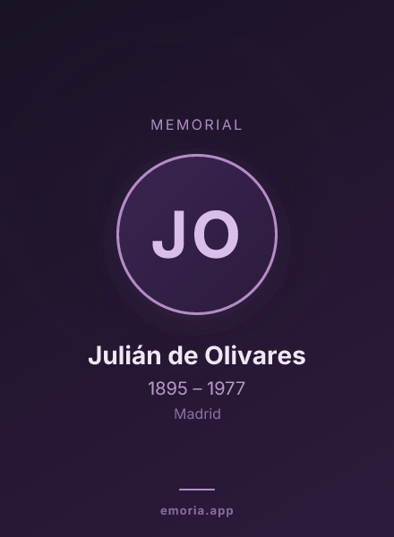 Memorial portrait of Julián de Olivares