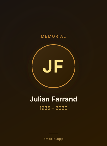 Memorial portrait of Julian Farrand