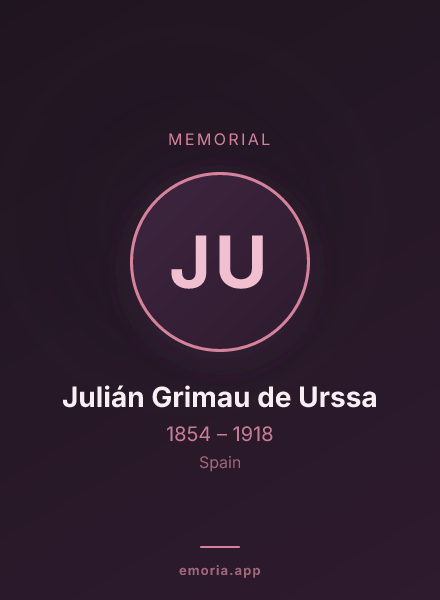 Memorial portrait of Julián Grimau de Urssa
