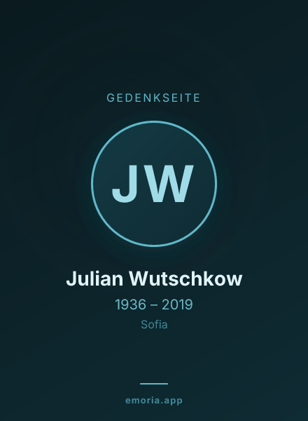 Gedenkportrait von Julian Wutschkow