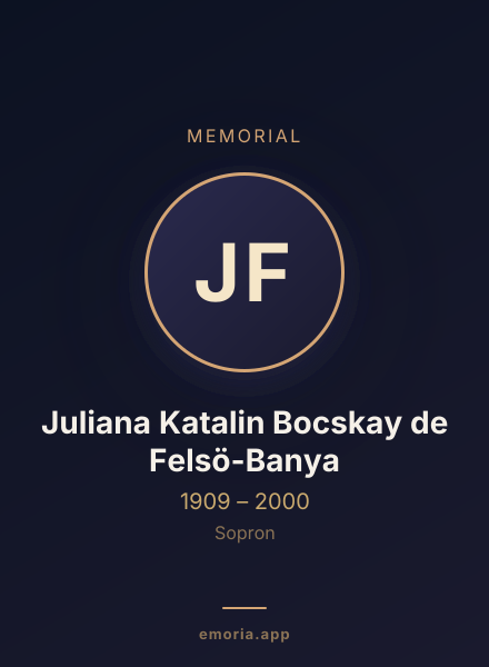 Memorial portrait of Juliana Katalin Bocskay de Felsö-Banya
