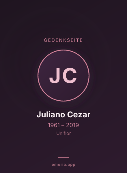 Gedenkportrait von Juliano Cezar