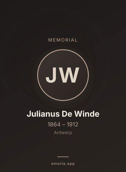 Memorial portrait of Julianus De Winde