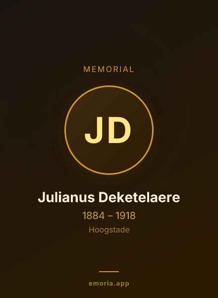 Memorial portrait of Julianus Deketelaere