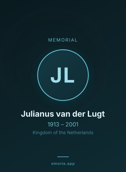 Memorial portrait of Julianus van der Lugt