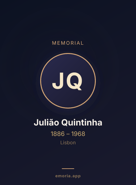 Memorial portrait of Julião Quintinha