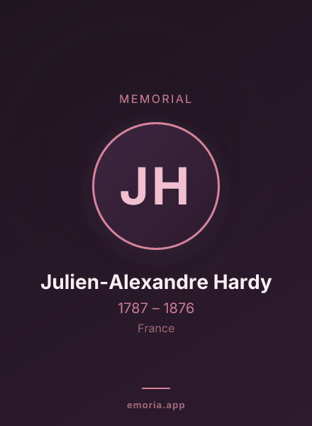 Memorial portrait of Julien-Alexandre Hardy