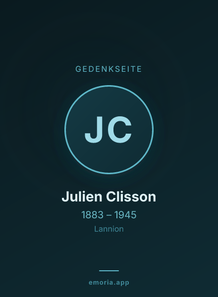 Gedenkportrait von Julien Clisson