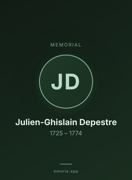 Memorial portrait of Julien-Ghislain Depestre
