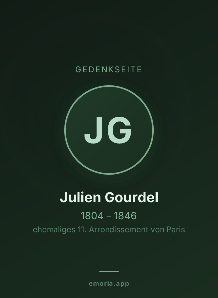 Gedenkportrait von Julien Gourdel