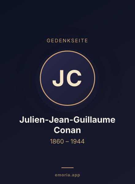 Gedenkportrait von Julien-Jean-Guillaume Conan