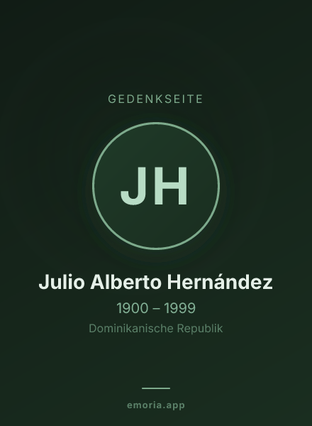 Gedenkportrait von Julio Alberto Hernández