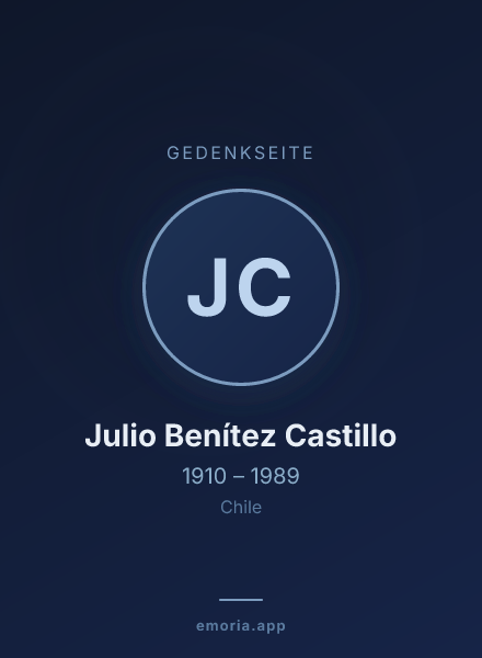 Gedenkportrait von Julio Benítez Castillo