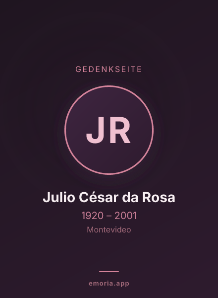 Gedenkportrait von Julio César da Rosa