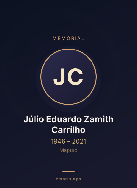 Memorial portrait of Júlio Eduardo Zamith Carrilho