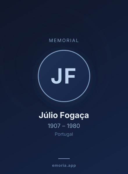 Memorial portrait of Júlio Fogaça