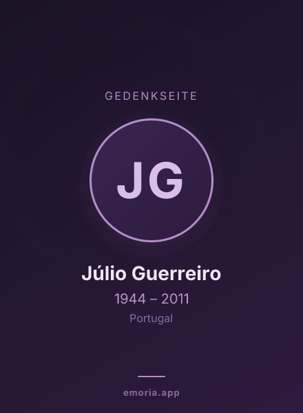 Gedenkportrait von Júlio Guerreiro