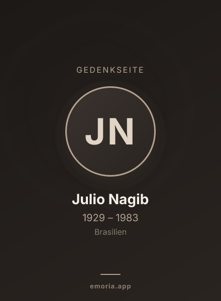Gedenkportrait von Julio Nagib