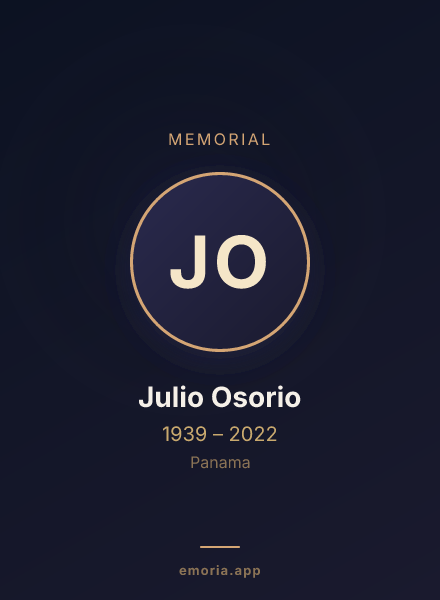 Memorial portrait of Julio Osorio