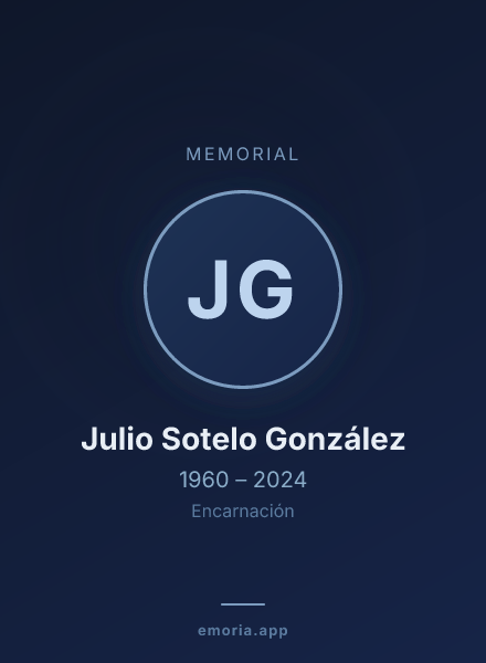 Memorial portrait of Julio Sotelo González