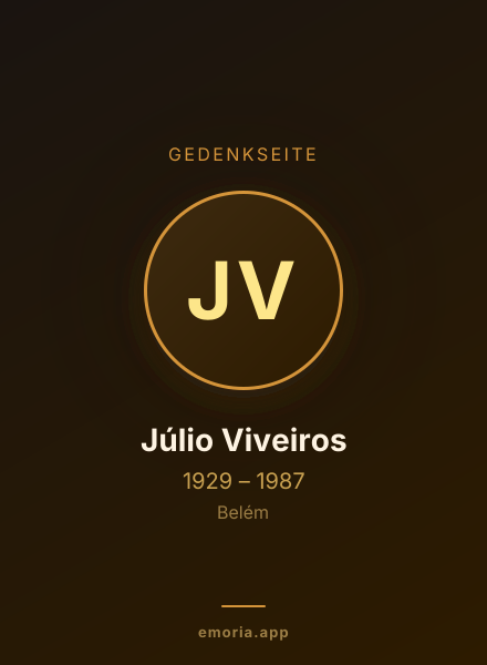 Gedenkportrait von Júlio Viveiros