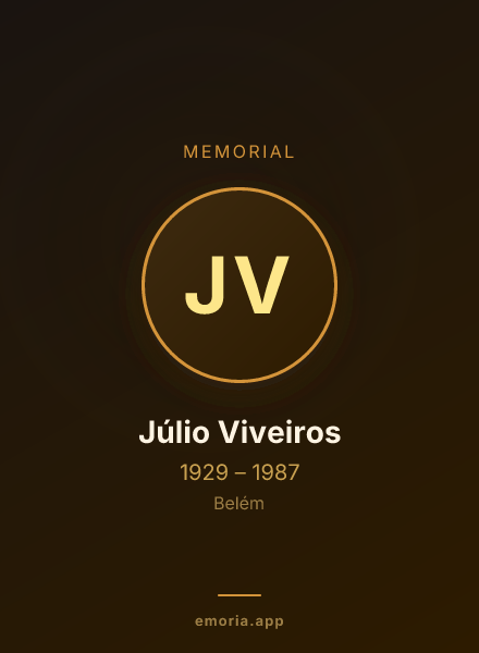 Memorial portrait of Júlio Viveiros