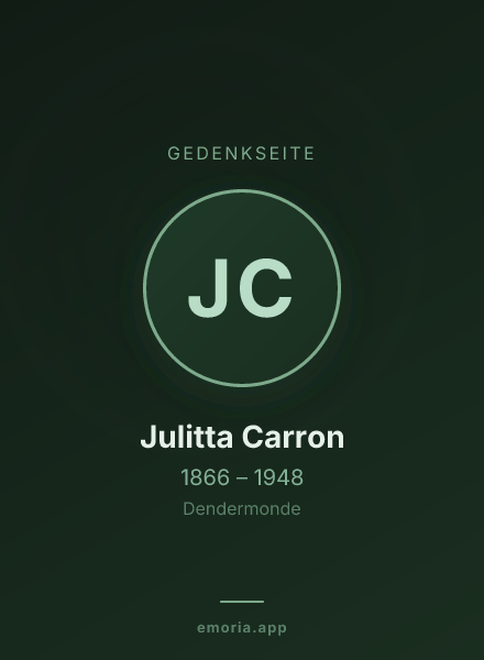 Gedenkportrait von Julitta Carron