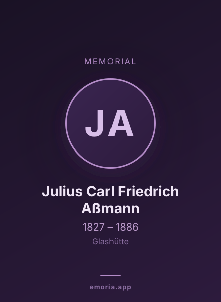 Memorial portrait of Julius Carl Friedrich Aßmann