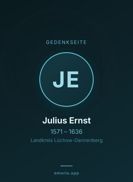 Gedenkportrait von Julius Ernst