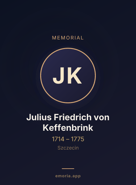 Memorial portrait of Julius Friedrich von Keffenbrink