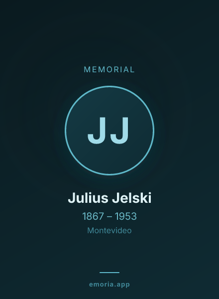 Memorial portrait of Julius Jelski