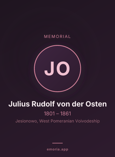 Memorial portrait of Julius Rudolf von der Osten