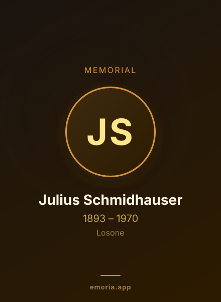 Memorial portrait of Julius Schmidhauser