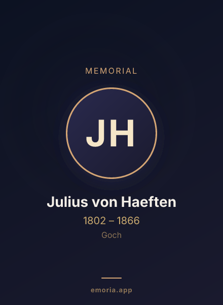 Memorial portrait of Julius von Haeften