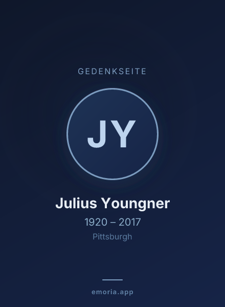 Gedenkportrait von Julius Youngner