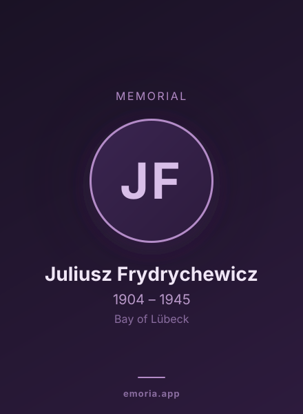 Memorial portrait of Juliusz Frydrychewicz