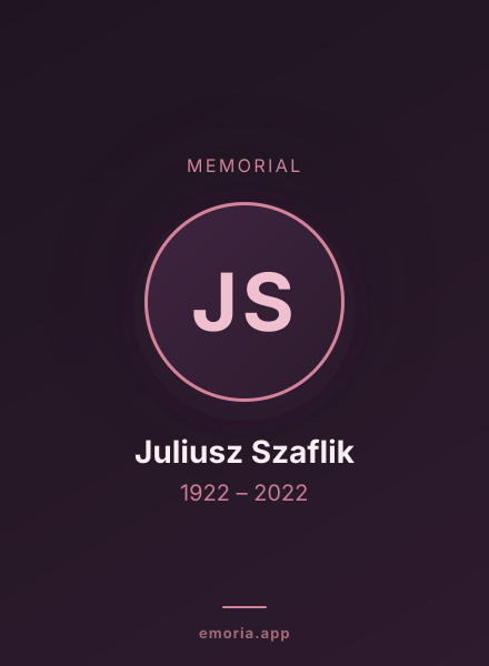 Memorial portrait of Juliusz Szaflik