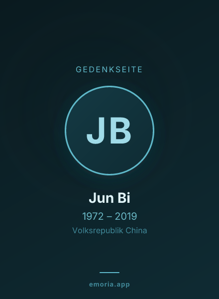 Gedenkportrait von Jun Bi