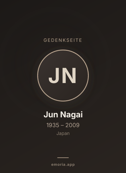 Gedenkportrait von Jun Nagai