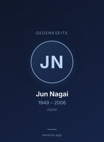 Gedenkportrait von Jun Nagai