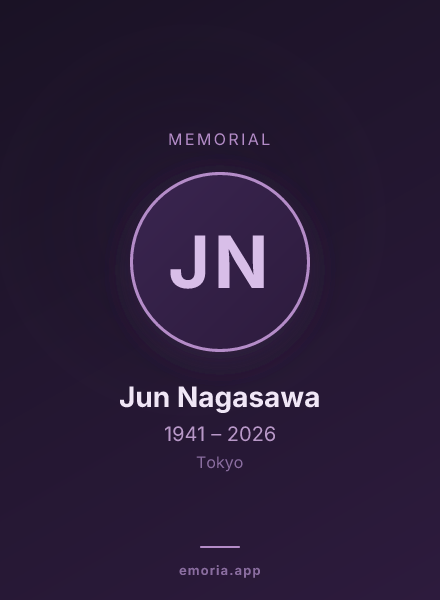 Memorial portrait of Jun Nagasawa