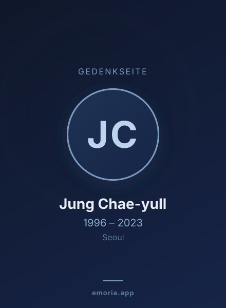 Gedenkportrait von Jung Chae-yull