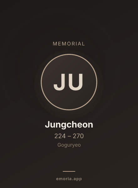 Memorial portrait of Jungcheon