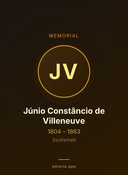 Memorial portrait of Júnio Constâncio de Villeneuve