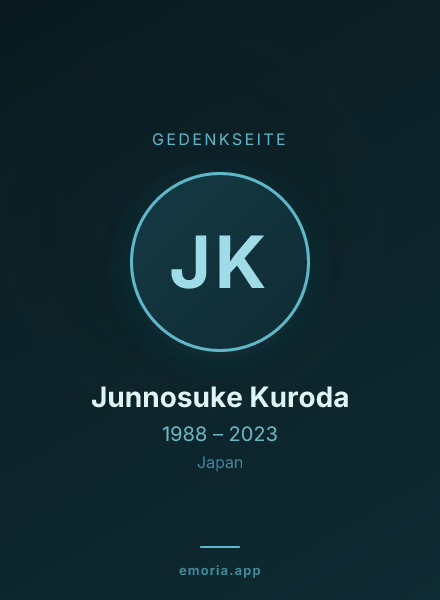 Gedenkportrait von Junnosuke Kuroda
