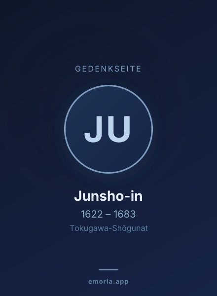 Gedenkportrait von Junsho-in